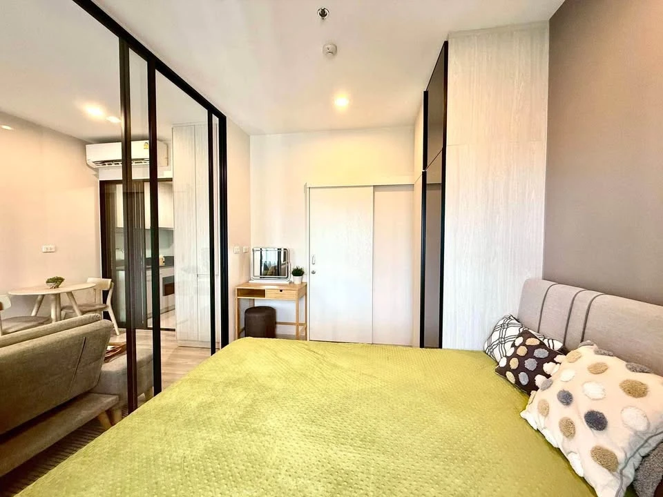 For rent: Niche Mono Mega Space Bangna, 29th floor, very high, beautiful view, sunny room, not hot, ready to move in