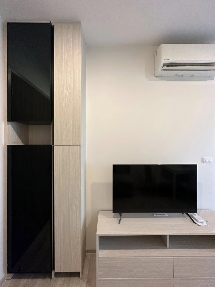For rent: Niche Mono Mega Space Bangna, a nice room on the 16th floor with a high view, fully furnished and equipped with appliances. Come and reserve