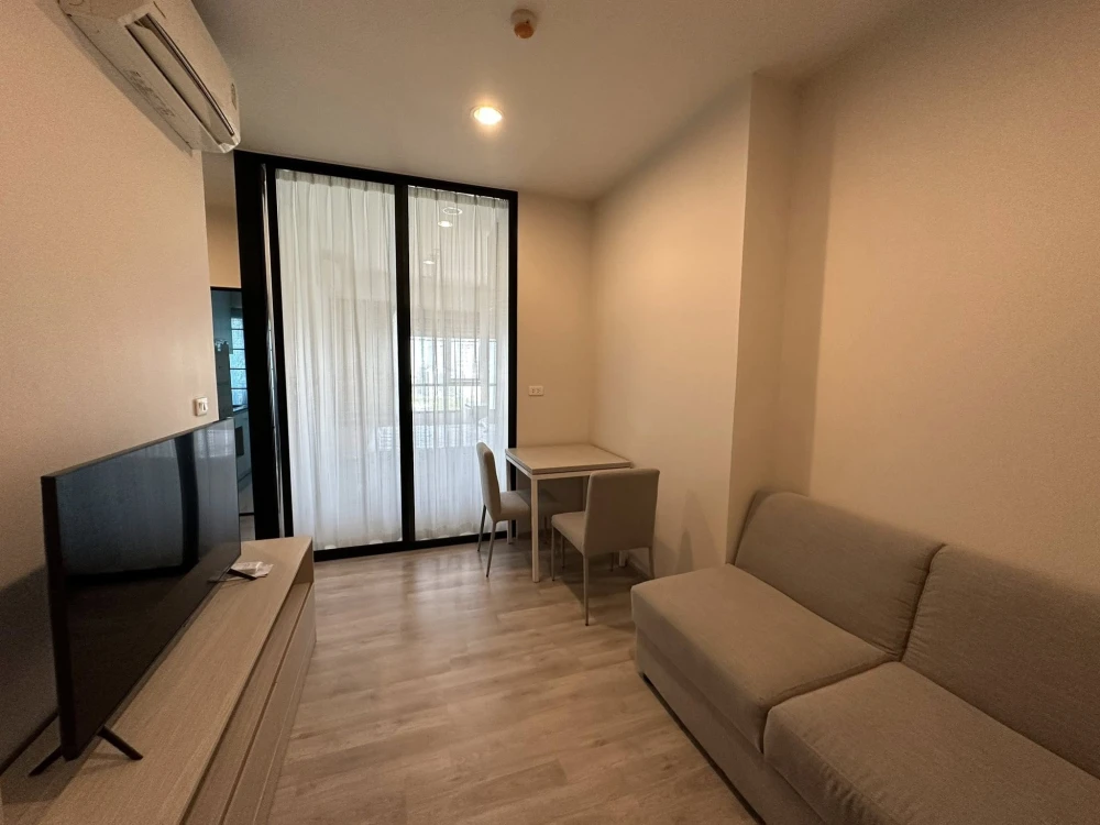 For rent: Niche Mono Mega Space Bangna, a nice room on the 16th floor with a high view, fully furnished and equipped with appliances. Come and reserve