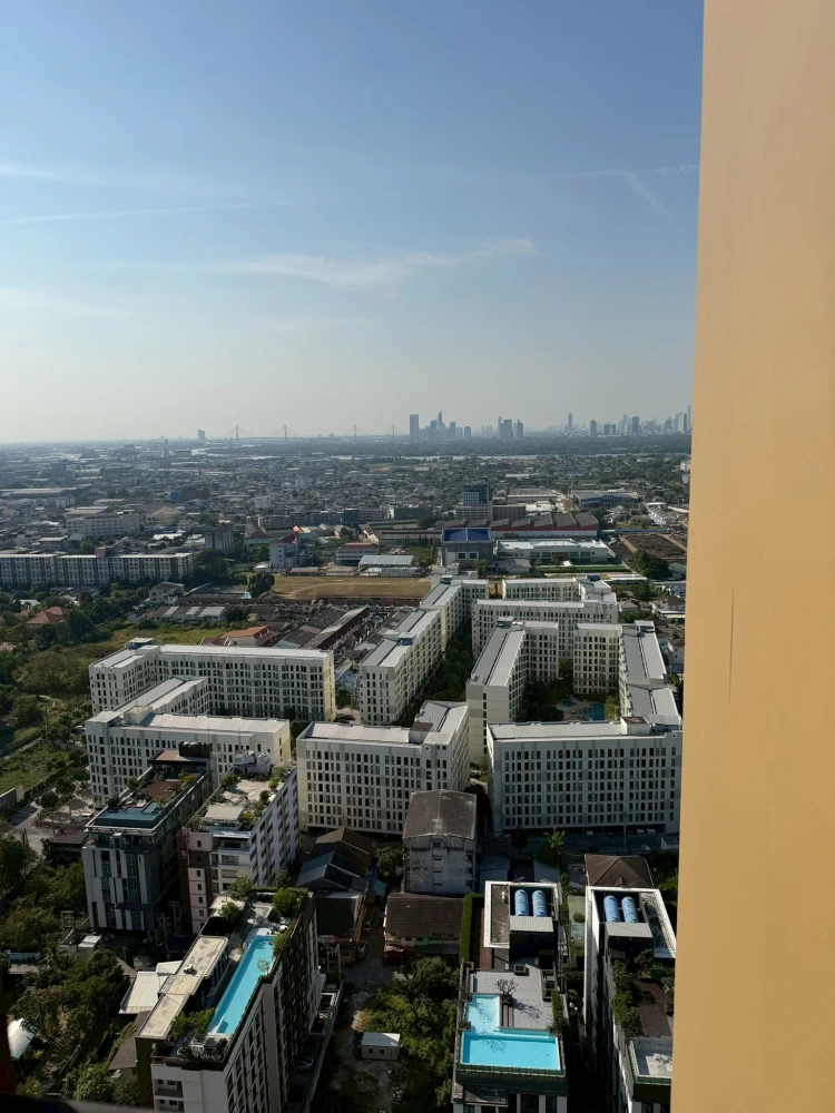 ขาย ให้เช่า Niche Mono Sukhumvit-Bearing ห้องอยู่ชั้น 30 สูงมากๆ ตกแต่ง build in มีที่เก็บของ จองเลย