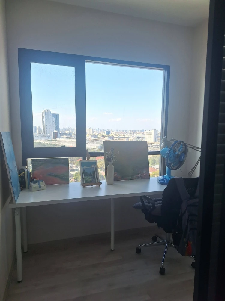 For rent: Niche Mono Sukhumvit-Puchao, high floor unit, very livable, fully furnished + complete appliances. Book now!