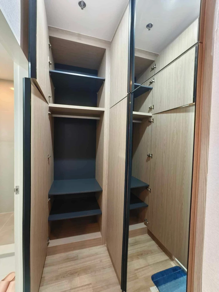 For rent: Niche Mono Charoen Nakhon, 24th floor, Chao Phraya River curve view, convenient and complete here. If you don't book, you'll regret it.