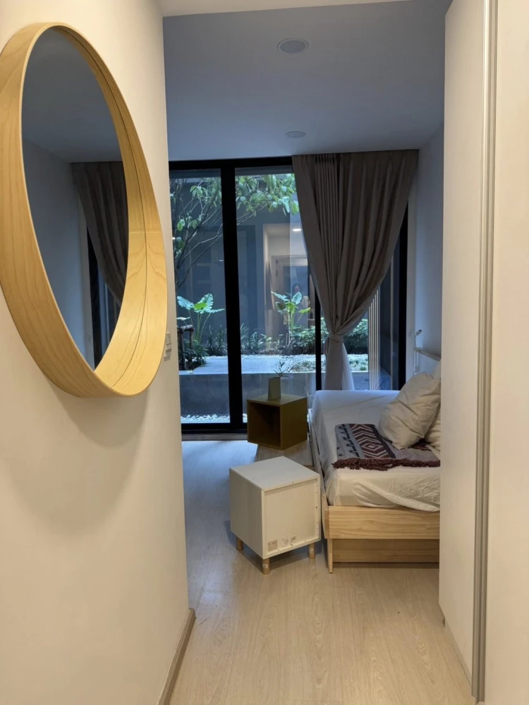 For rent Noble Ambience Sukhumvit 42, stylishly decorated studio room, garden view, book now