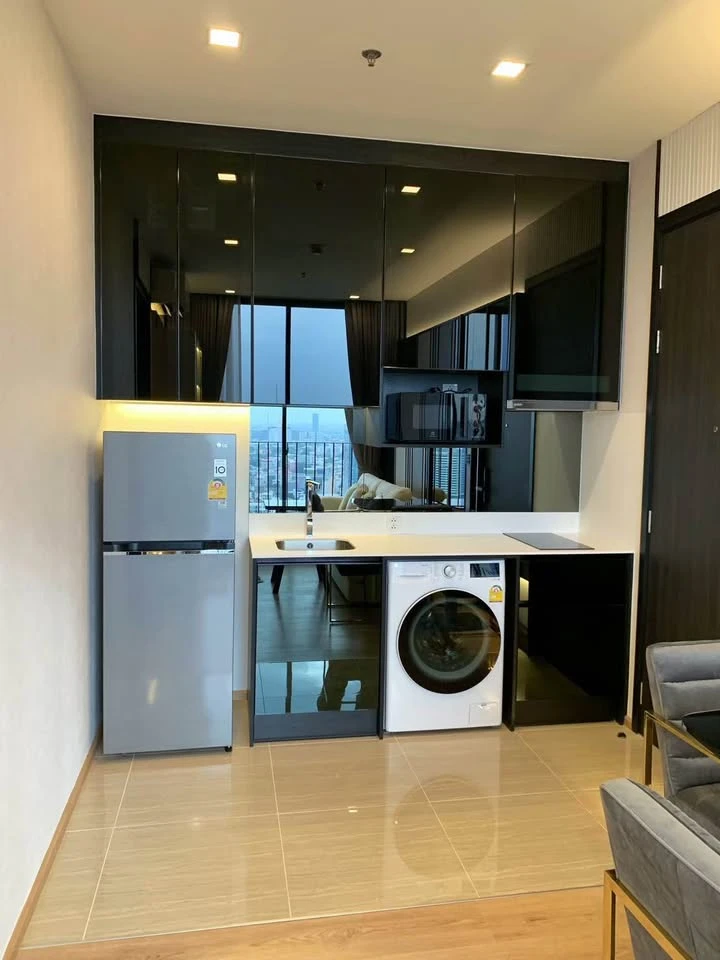 For Rent: NOBLE AROUND ARI. Front-facing unit with an unobstructed view. Fully furnished with built-in furniture and a complete set of appliances. Boo