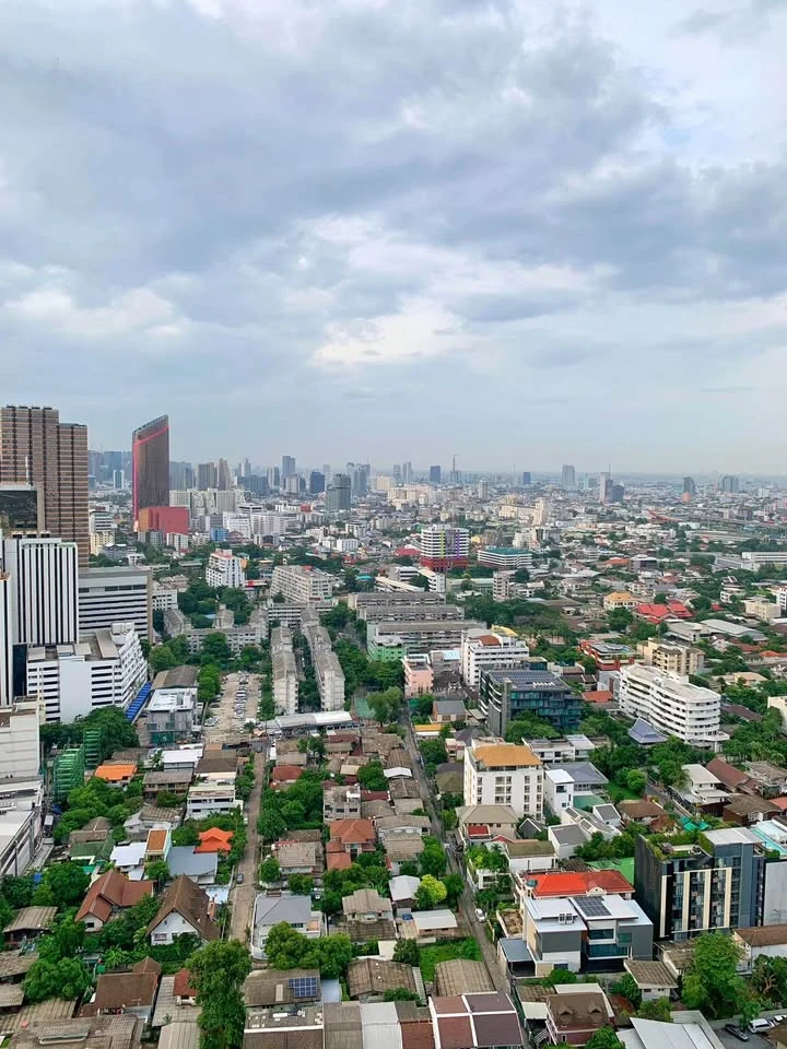 For Rent: NOBLE AROUND ARI. Front-facing unit with an unobstructed view. Fully furnished with built-in furniture and a complete set of appliances. Boo