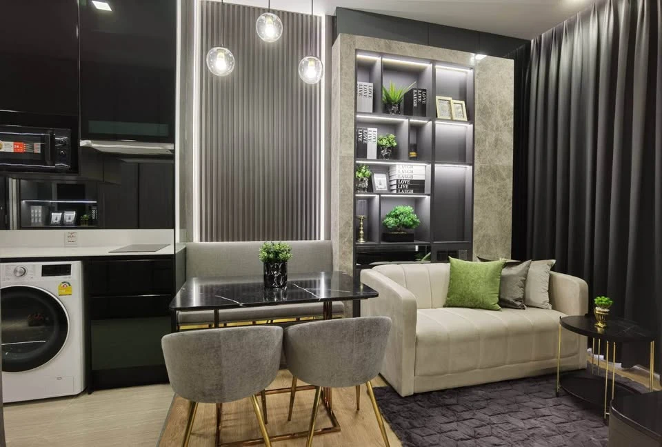 For rent: Noble Around Ari, ready-to-move-in unit, spacious, with high-quality built-in furniture. Book now before it's too late!+++