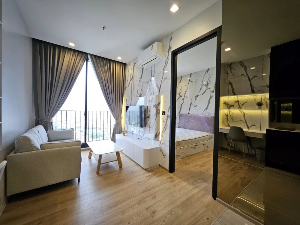 For rent Noble Around Ari, ready to move in, high floor, cool breeze, open view, built-in decoration in the room, don't miss out, book now!