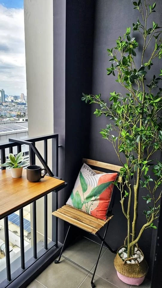 For rent: Noble Nue District R9, 1 bedroom, 1 bathroom, decorated in a cool color scheme, fully furnished, beautiful view from a high floor, reserve n