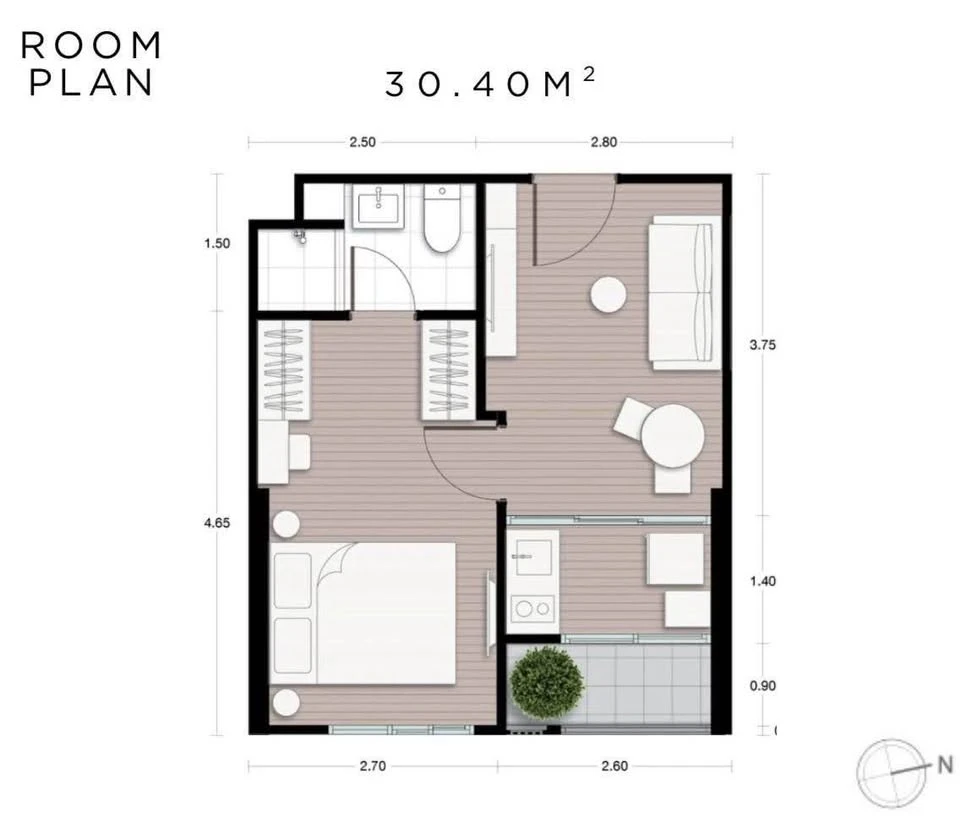 Noble Nue District R9 for rent, 1 bedroom, 1 bathroom, fully furnished, beautiful view from high floor, reserve now.