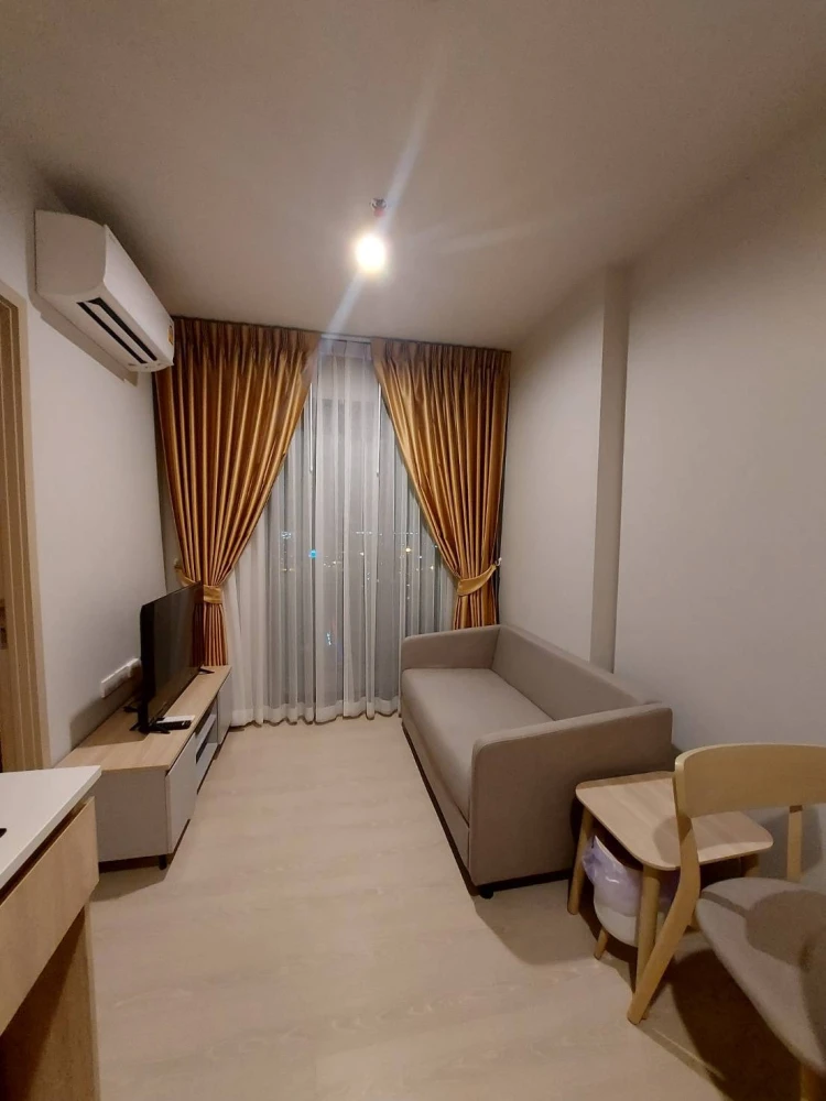 For rent Noble NUE Mega Plus Bangna 1 bedroom 1 bathroom, fully furnished, beautiful view from high floor, book now