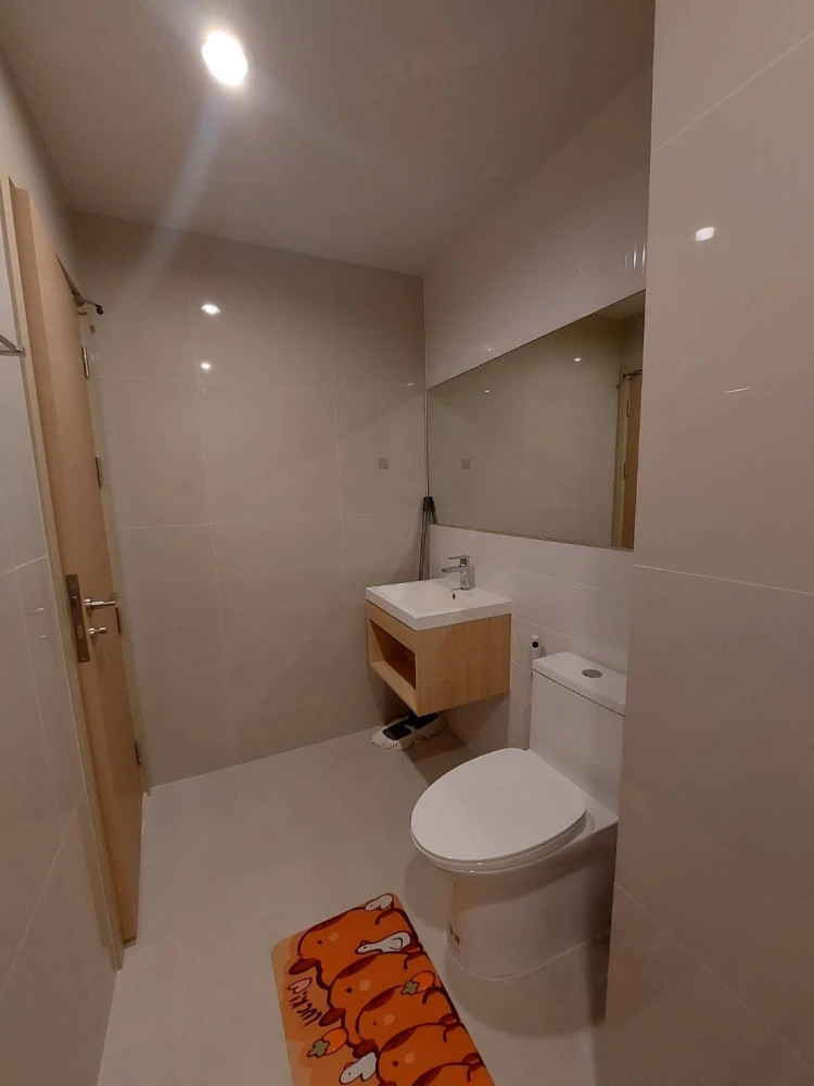 For rent Noble NUE Mega Plus Bangna 1 bedroom 1 bathroom, fully furnished, beautiful view from high floor, book now