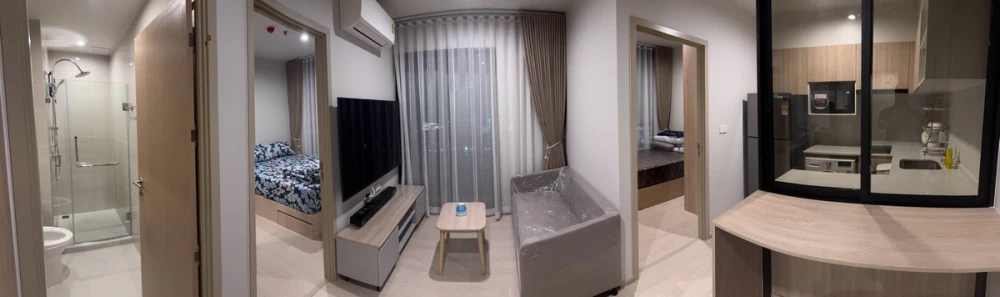 For rent: Noble NUE Mega Plus Bangna, 20th floor, great view, fully furnished, nice to live in, reserve now, hurry!