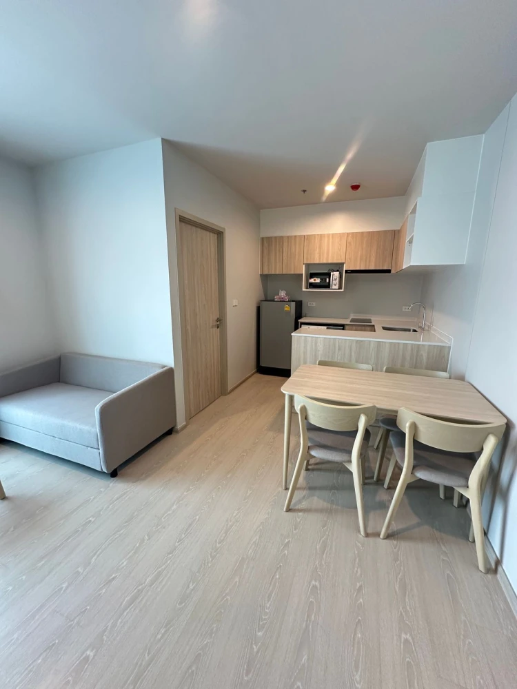 For rent: Noble NUE Mega Plus Bangna, 30th floor, corner room, fully furnished, nice to live in, reserve now.