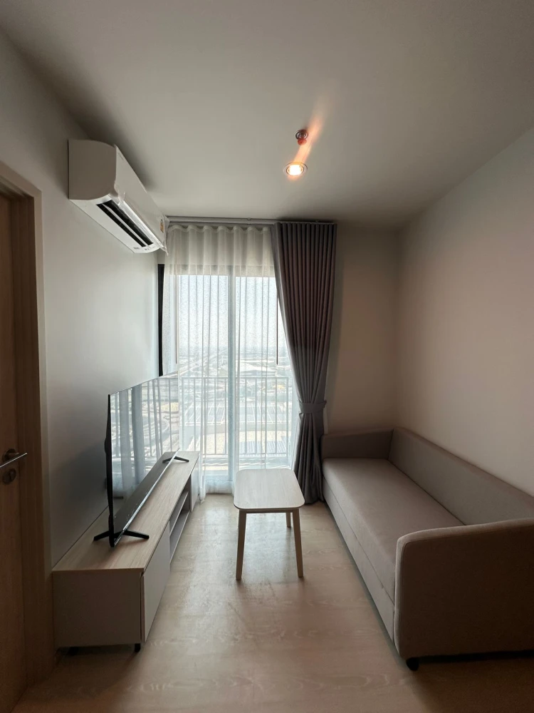 For rent: Noble NUE Mega Plus Bangna, 30th floor, corner room, fully furnished, nice to live in, reserve now.