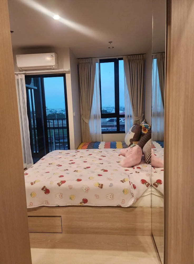 For rent: Noble NUE Mega Plus Bangna. Nice room, fully furnished with appliances, affordable price, and unobstructed view. Book now before it's too la
