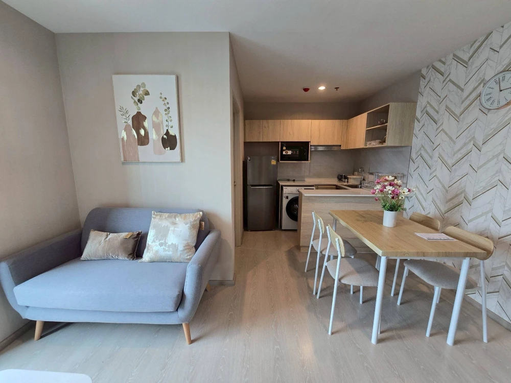 Noble Nue Srinakarin-Lasalle for rent, spacious room, great living space, complete here, you must not miss it.