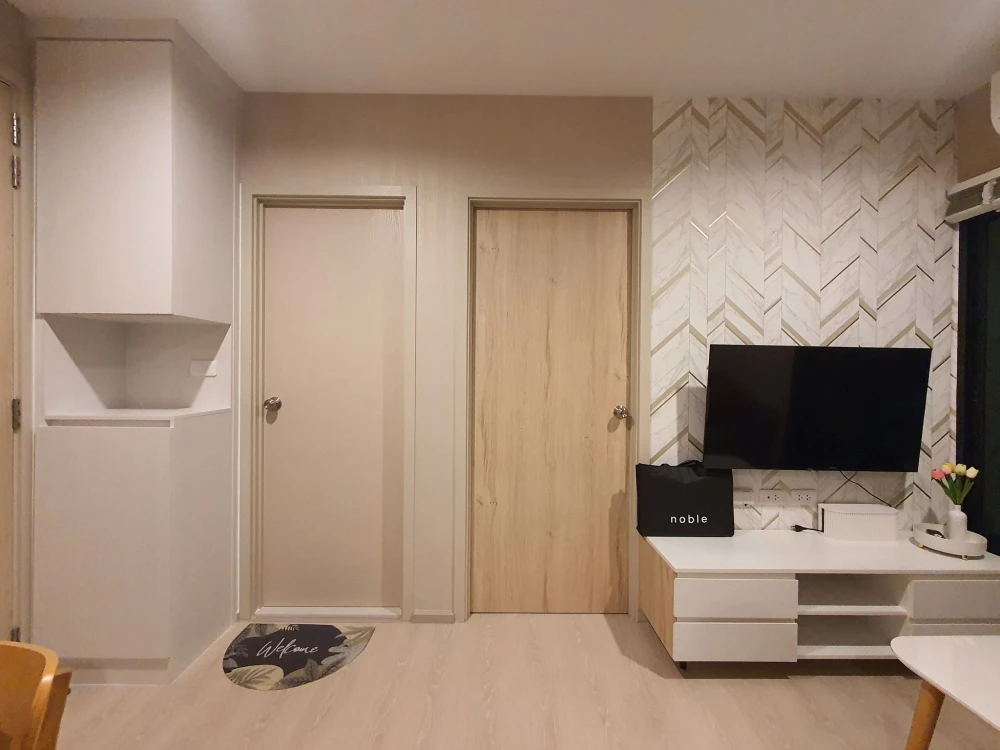 Noble Nue Srinakarin-Lasalle for rent, spacious room, great living space, complete here, you must not miss it.