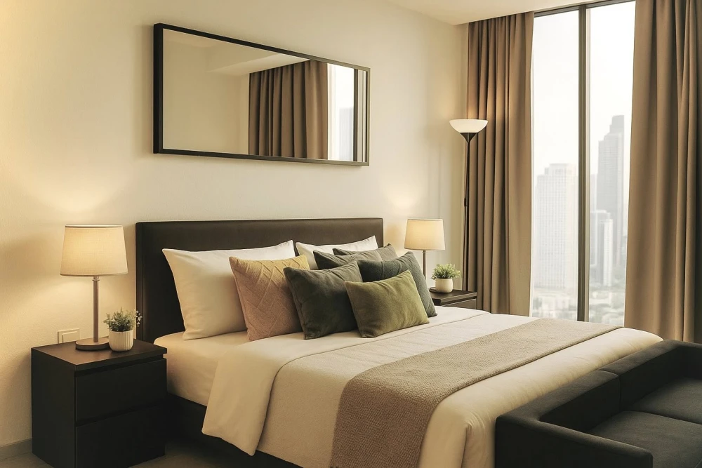 For rent: NOBLE PLOENCHIT, fully furnished room, ready to move in, high floor, beautiful view, hurry and book now before it's gone!