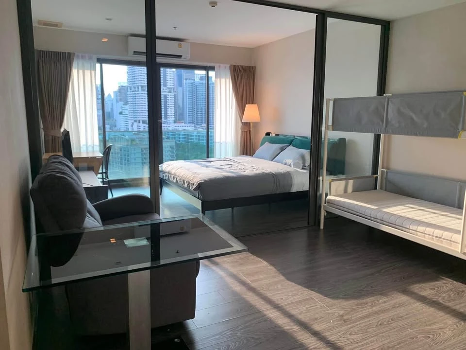 For rent: Noble remix Sukhumvit 36, very spacious room, well-proportioned room, city view, panoramic view, beautiful and excellent, must book. images