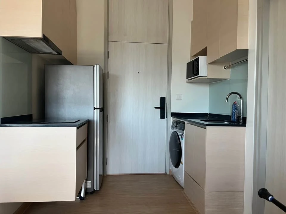 For rent: Noble Revolve Ratchada, top-floor penthouse with unobstructed panoramic views and stunning built-in furnishings. Don't miss out!