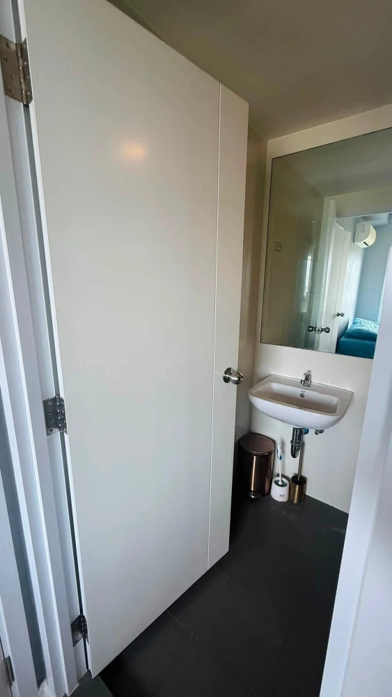 For rent: Notting Hill Sukhumvit – Praksa, 1 bedroom, 1 bathroom, fully furnished, stunning city views from a high floor. Book now!