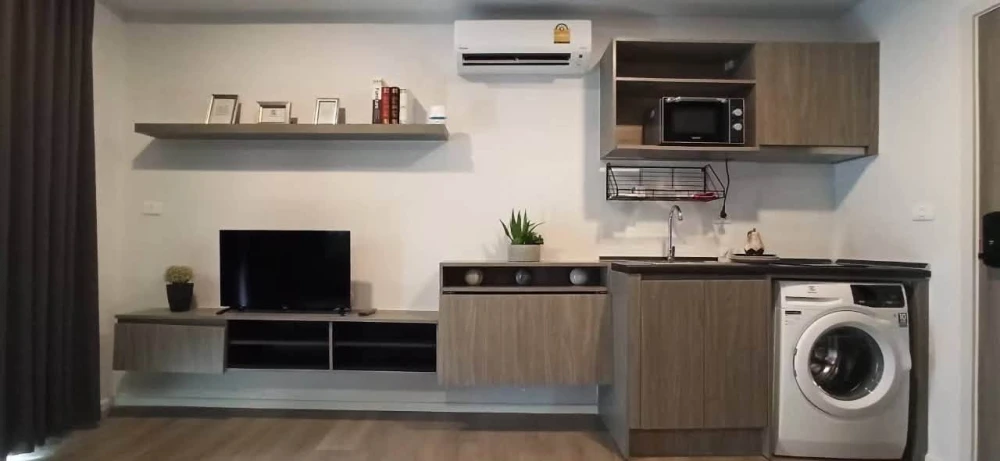 For Rent: Notting Hill Sukhumvit 105. Unit located on the 3rd floor of Building D, size 26 sq.m. Fully furnished—just bring your suitcase and move rig