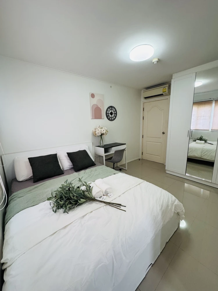 For rent: Notting Hill Sukhumvit 107, 1 bedroom + multipurpose room/workspace, ready to move in.