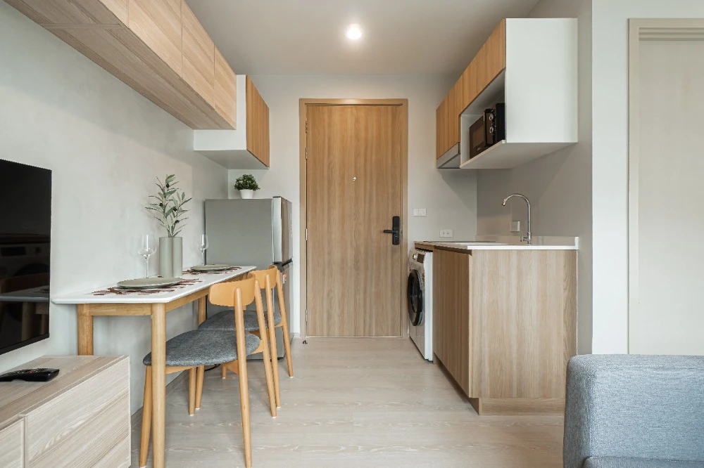 For rent: Nue Connex Condo Don Mueang, 3rd floor, fully furnished, very livable. Book now!