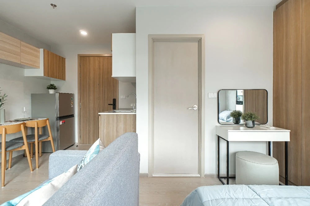 For rent: Nue Connex Condo Don Mueang, 3rd floor, fully furnished, very livable. Book now!