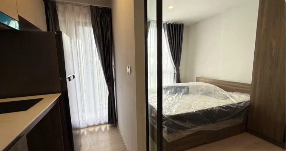 For rent: Nue Core Khu Khot Station, 1 bedroom, 1 bathroom, 4th floor, good location, convenient transportation, hurry and reserve now!