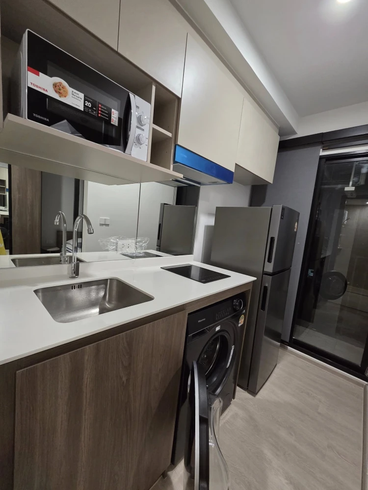 For rent: Nue Core Khu Khot Station, 1 bedroom, 1 bathroom, fully furnished, city view, airy, reserve now!