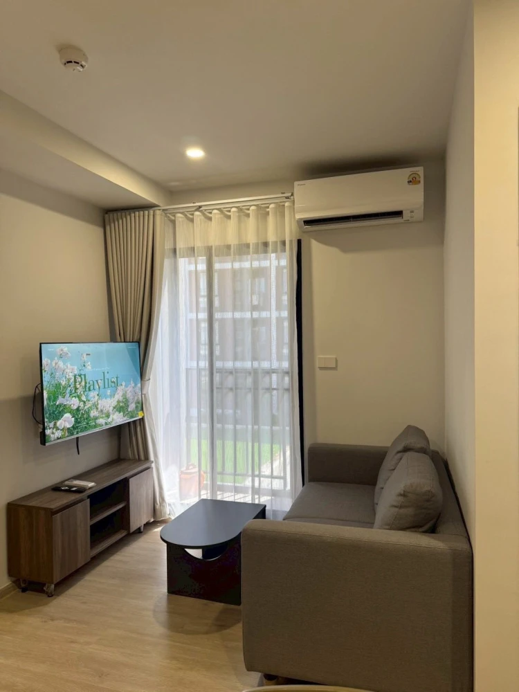 2-bedroom apartment for rent near Nue Core Khu Khot Station, fully furnished. Book now!