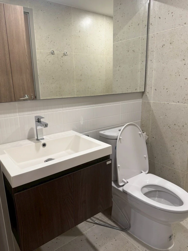 2-bedroom apartment for rent near Nue Core Khu Khot Station, fully furnished. Book now!