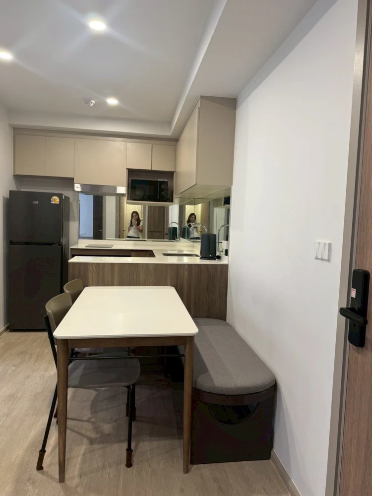 2-bedroom apartment for rent near Nue Core Khu Khot Station, fully furnished. Book now!