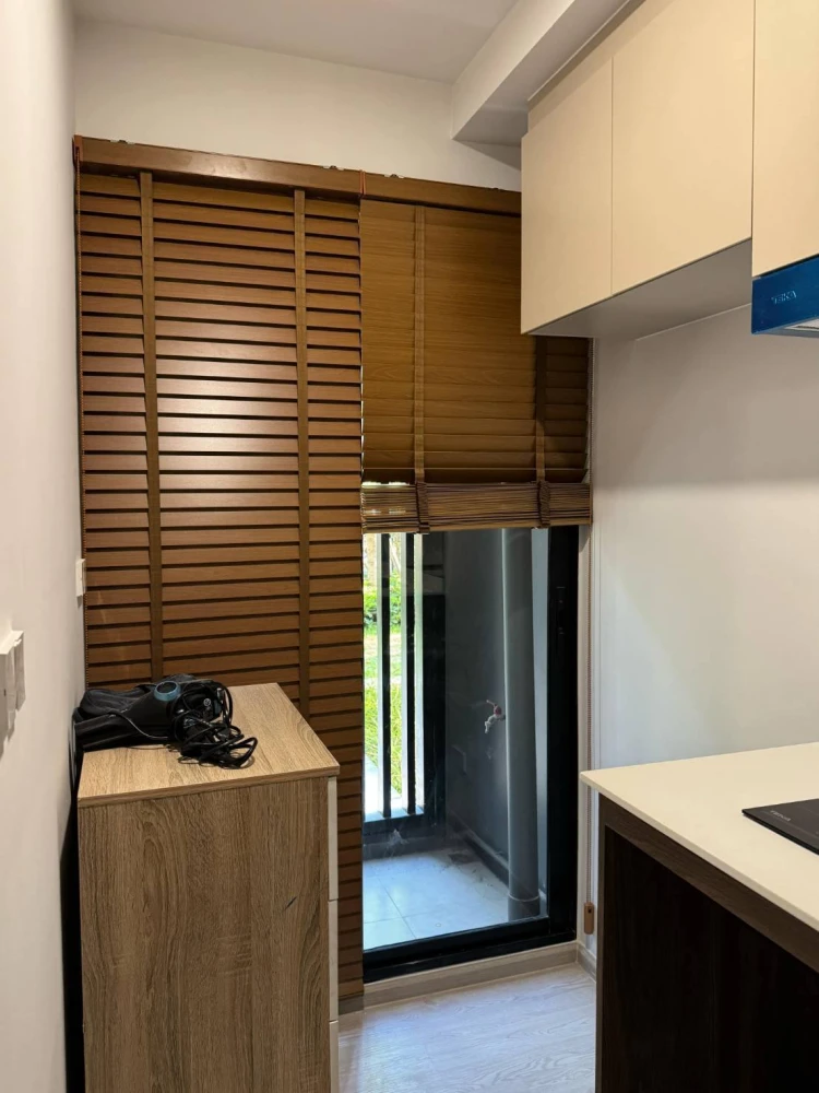 For rent: Nue Core Khu Khot Station, 1st floor, comes with furniture and appliances. Reserve now, hurry!