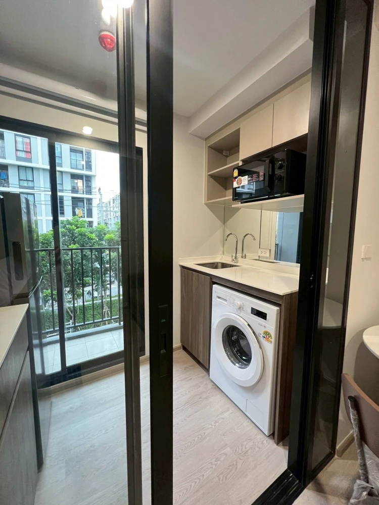 For rent: Nue Core Khu Khot Station, 3rd floor, corner unit, fully furnished. Book now!