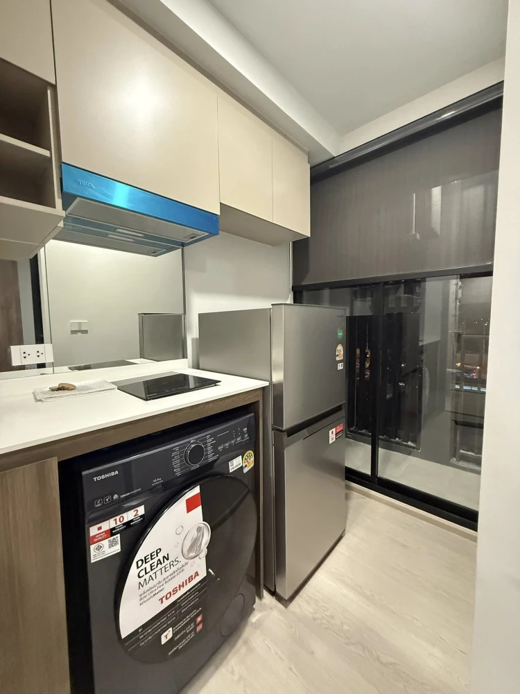 For rent: Nue Core Khu Khot Station, 4th floor, fully furnished, nice to live in, book now, don't wait.