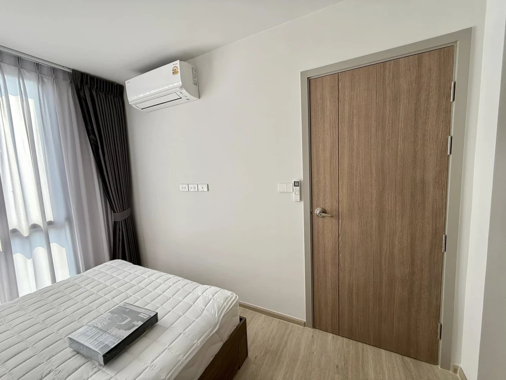 For rent: Nue Core Khu Khot Station, 7th floor, corner room, quiet, fully furnished, nice to live in, reserve now!