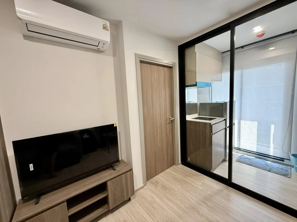 For rent: Nue Core Khu Khot Station, 7th floor, corner room, quiet, fully furnished, nice to live in, reserve now!