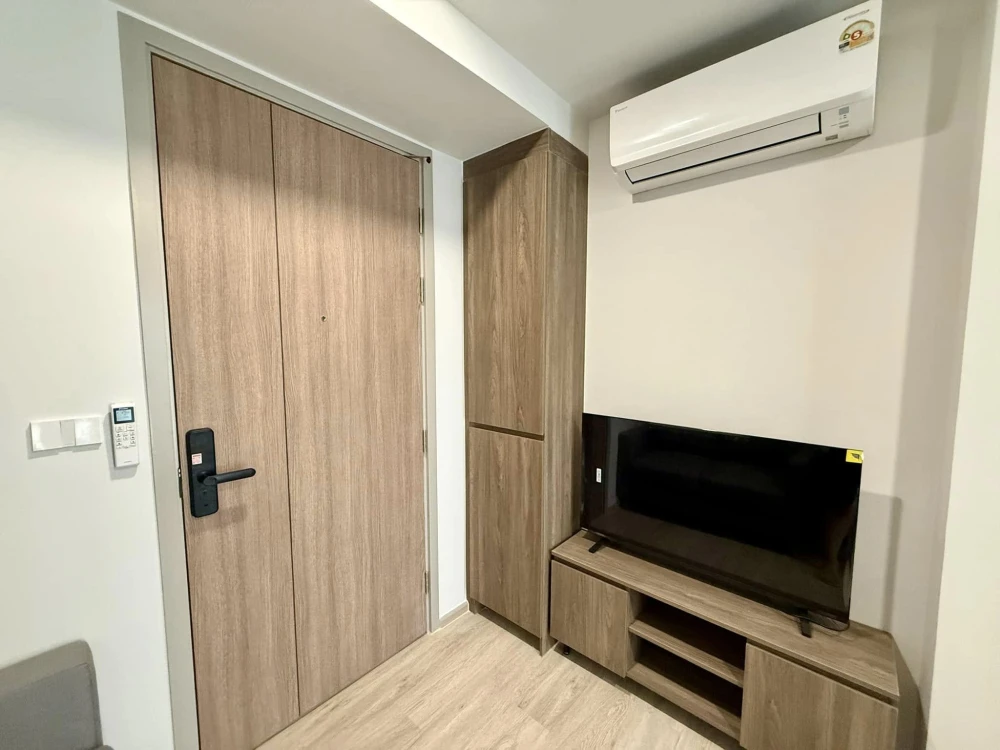 For rent: Nue Core Khu Khot Station, 7th floor, corner room, quiet, fully furnished, nice to live in, reserve now!