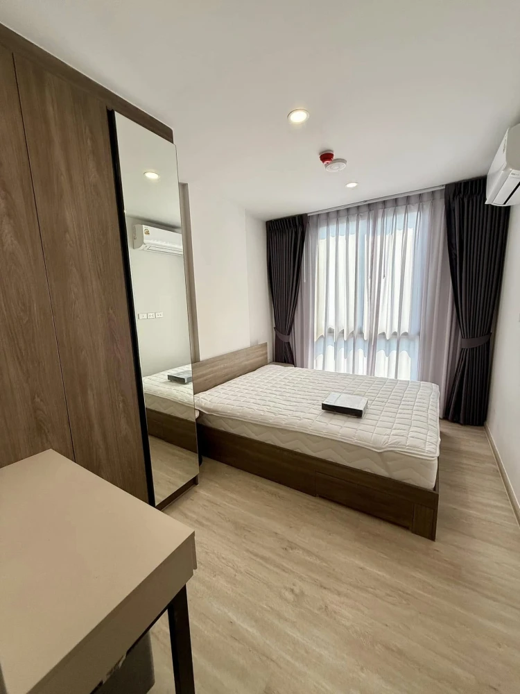 For rent: Nue Core Khu Khot Station, 7th floor, corner room, quiet, fully furnished, nice to live in, reserve now!