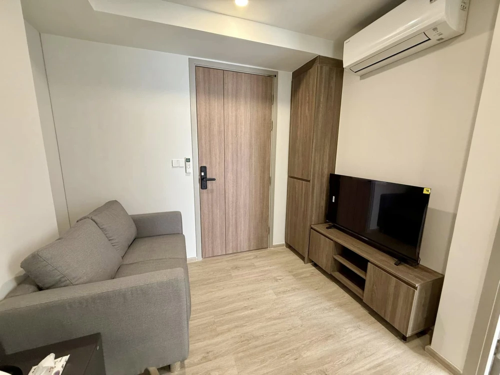 For rent: Nue Core Khu Khot Station, 7th floor, corner room, quiet, fully furnished, nice to live in, reserve now!