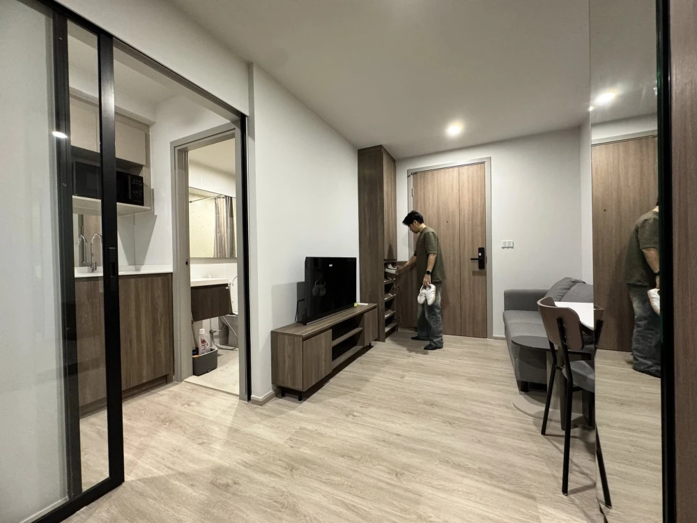 For rent: Nue Core Khu Khot Station, fully furnished room, ready to move in, just bring your bag, hurry!