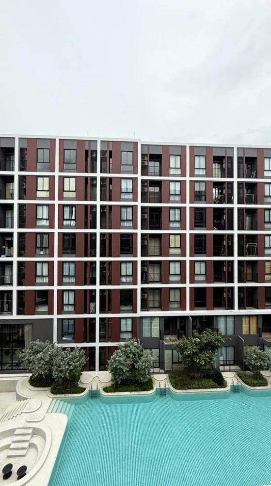 For rent: Nue Core Kukot Station, studio room, swimming pool view, fully furnished, ready to move in