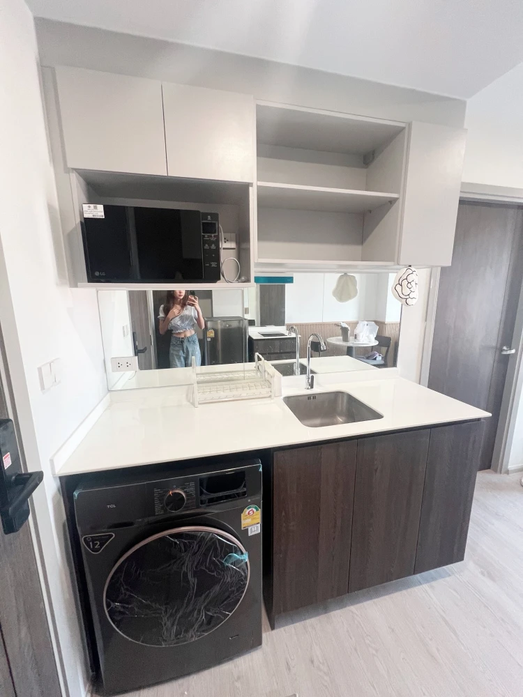 For rent: Nue Cross Khu Khot Station, 1 bedroom, 1 bathroom, unobstructed view, fully furnished. Book now!