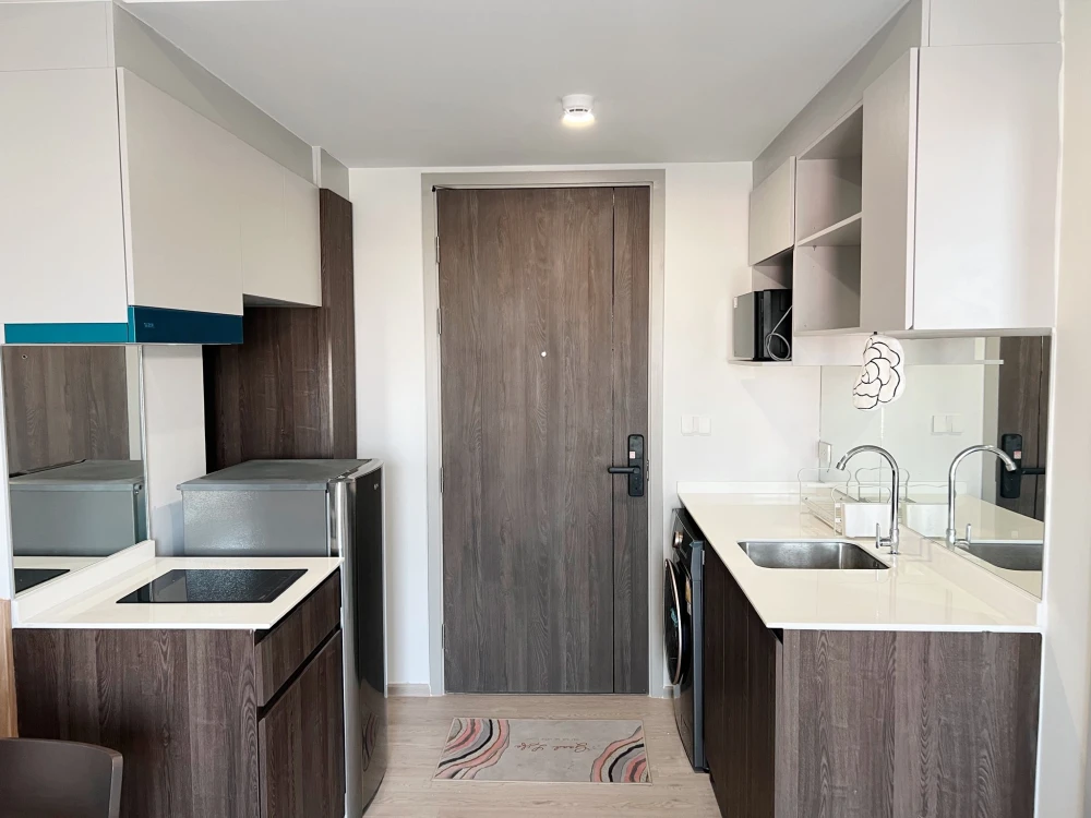 For rent: Nue Cross Khu Khot Station, 1 bedroom, 1 bathroom, unobstructed view, fully furnished. Book now!