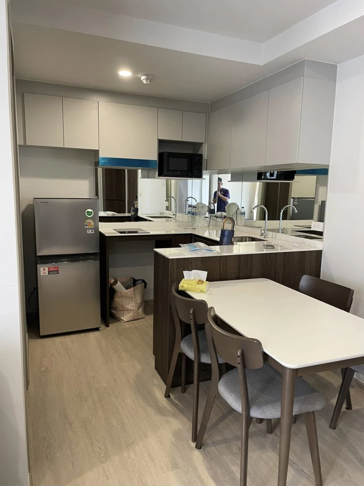 For rent: Nue Cross Khu Khot Station, 2 bedrooms, 5th floor, fully furnished, ready to move in, reserve now!