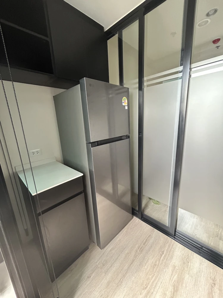 For rent: Nue District R9, a luxury condo in the heart of Rama 9. Fully furnished and equipped with appliances. Ready to move in immediately.