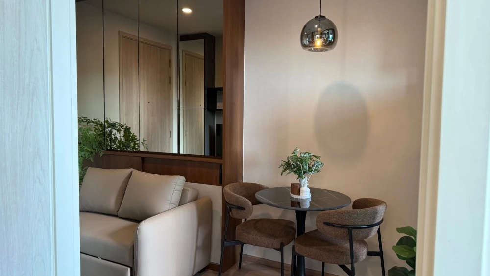 For rent: NUE DISTRICT R9, interior designed with built-in furniture throughout. Fully furnished with appliances, ready to move in.