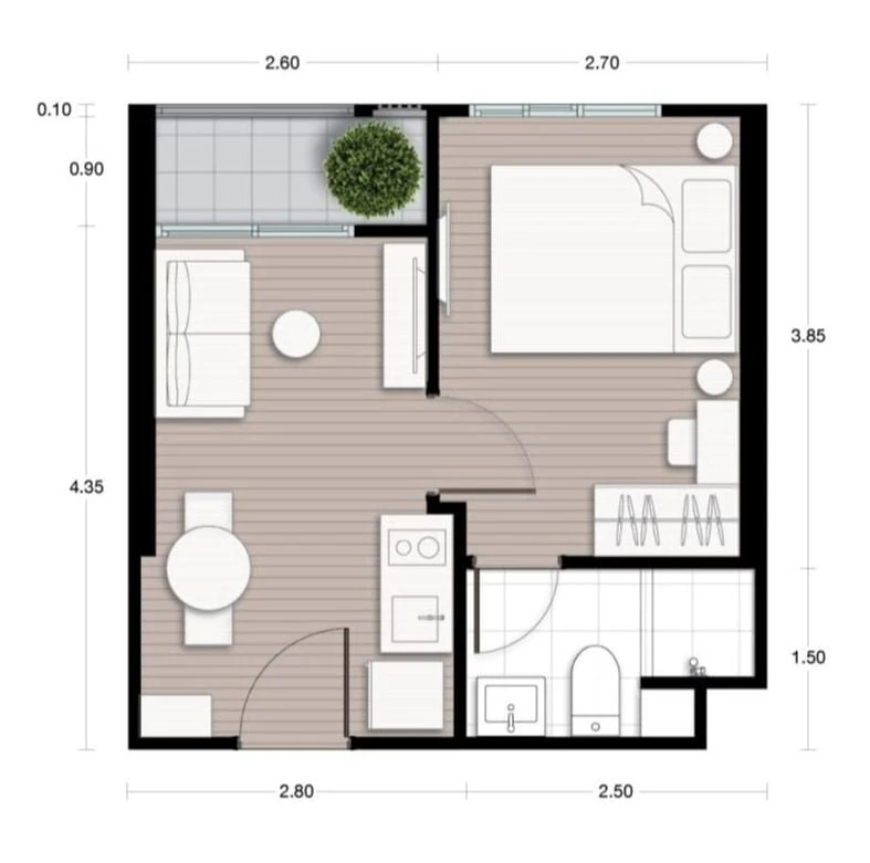 For rent: Nue District R9, ready to move in, 10th floor, just the right height, great price, hurry and reserve before you miss your chance.